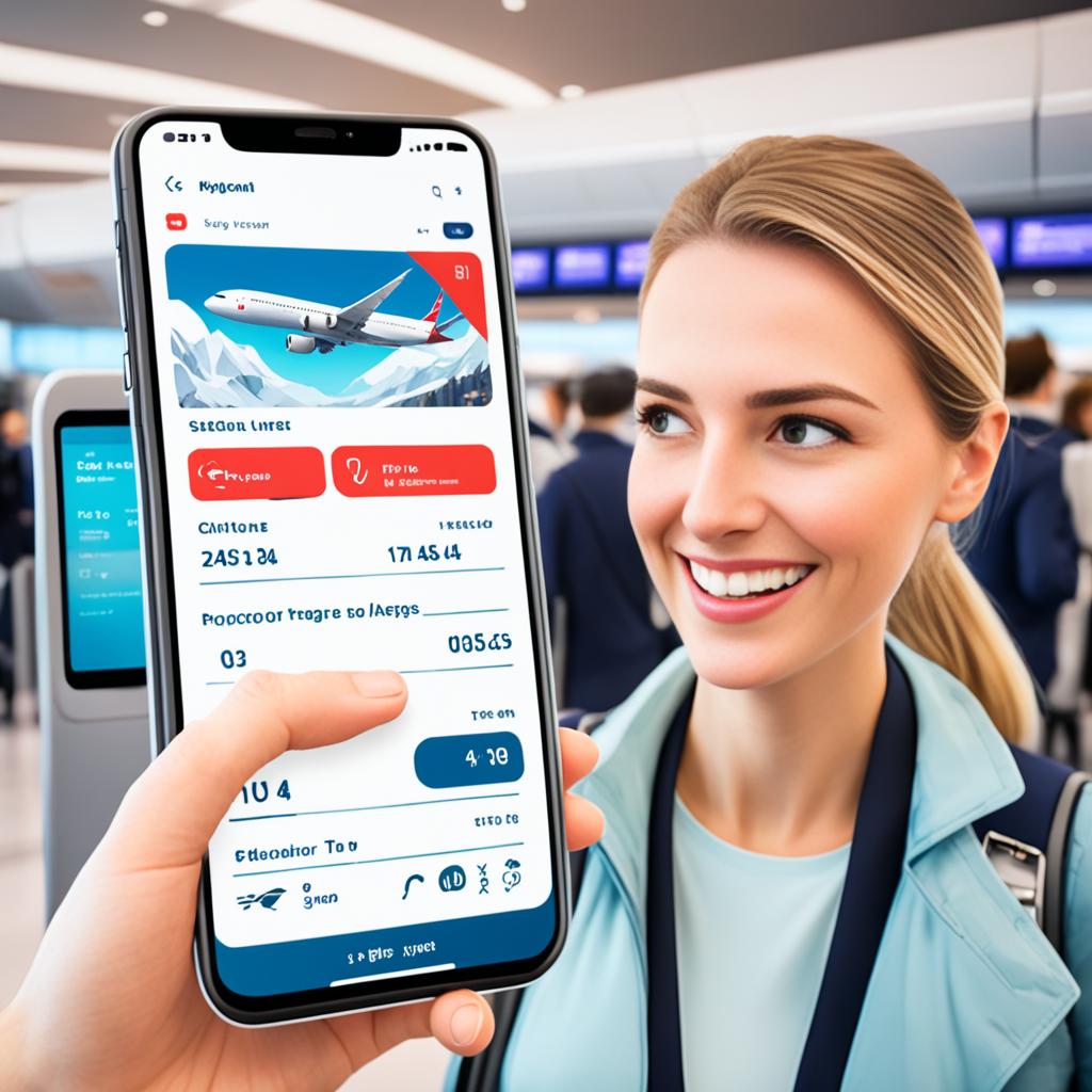mobile check-in with Norwegian Airlines