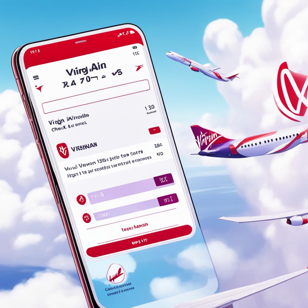 online check-in for Virgin Flights