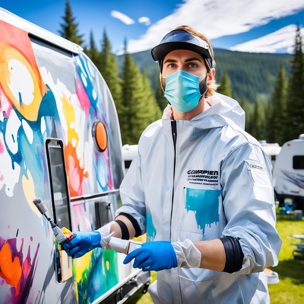 painting a fiberglass camper