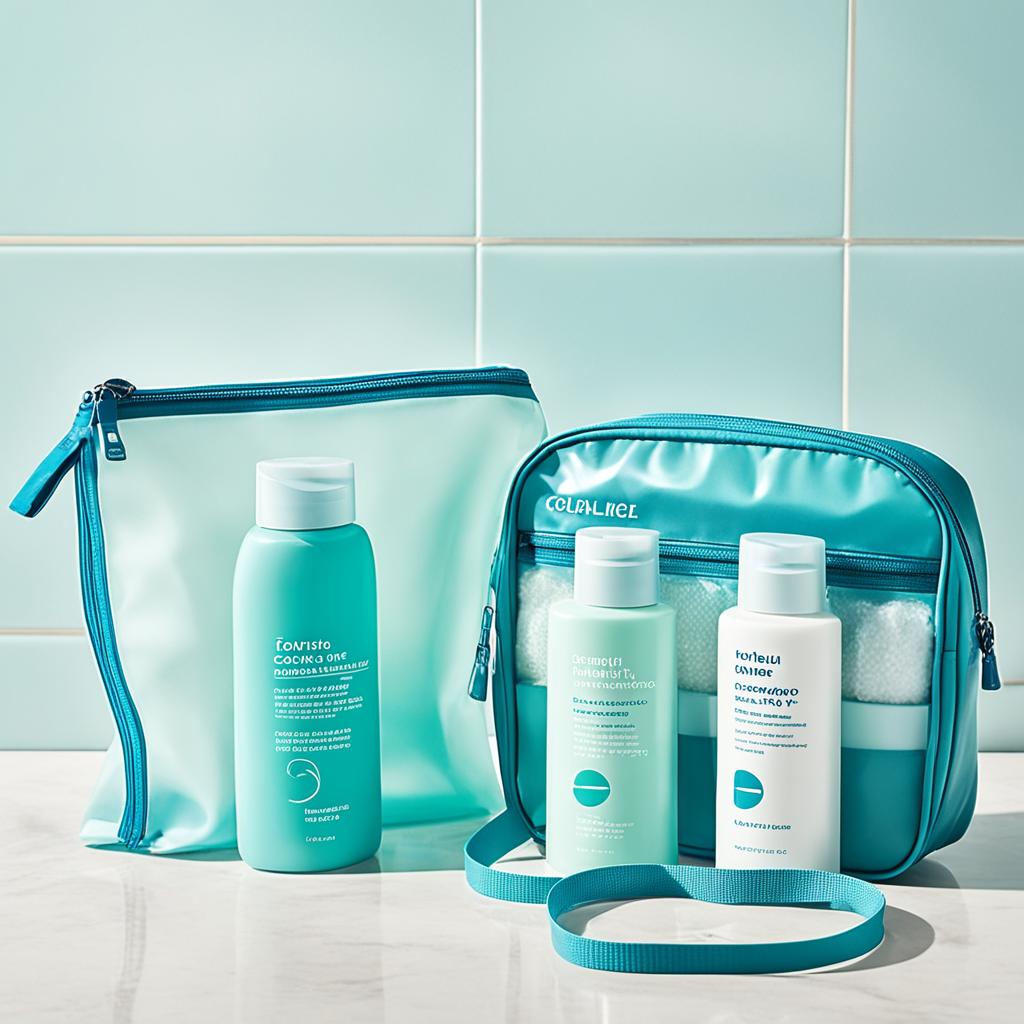 prevent toiletry leaks with double-bagging