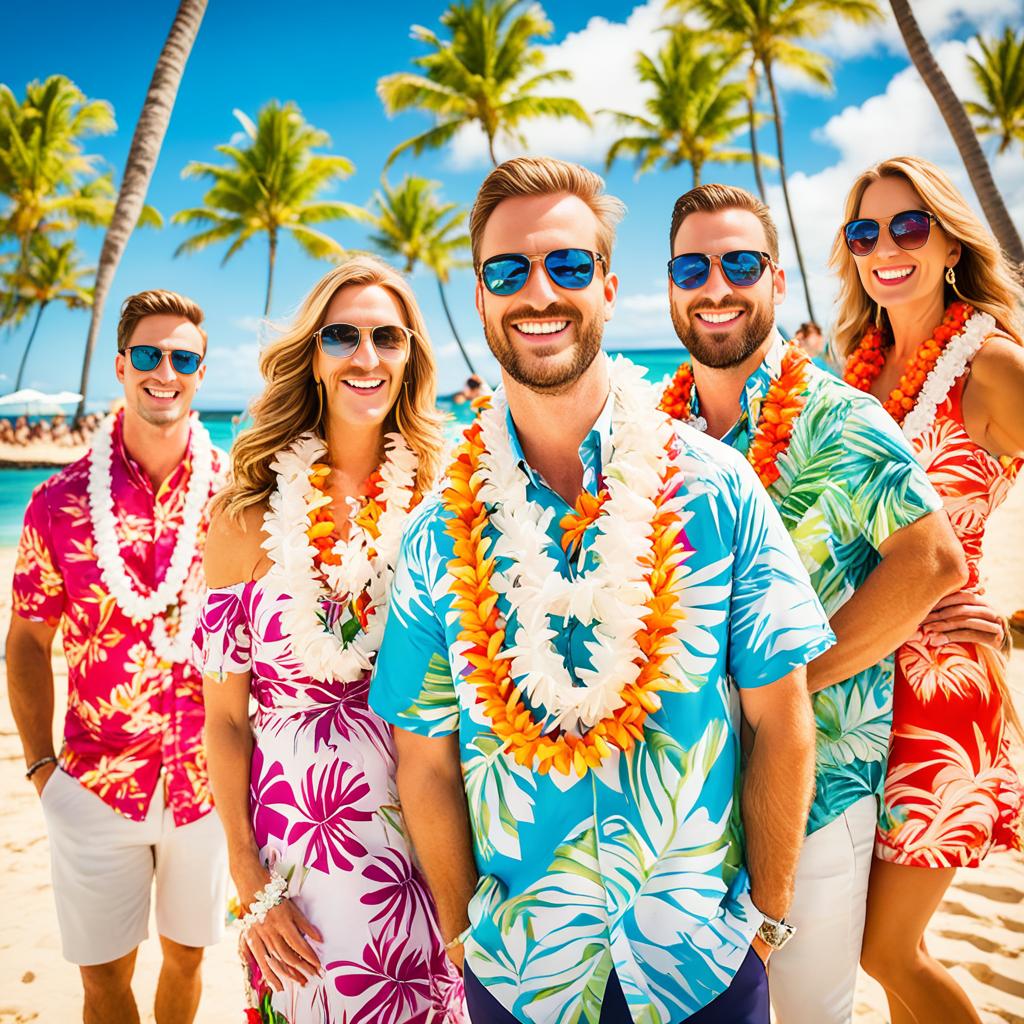 what do guests wear to a hawaiian wedding