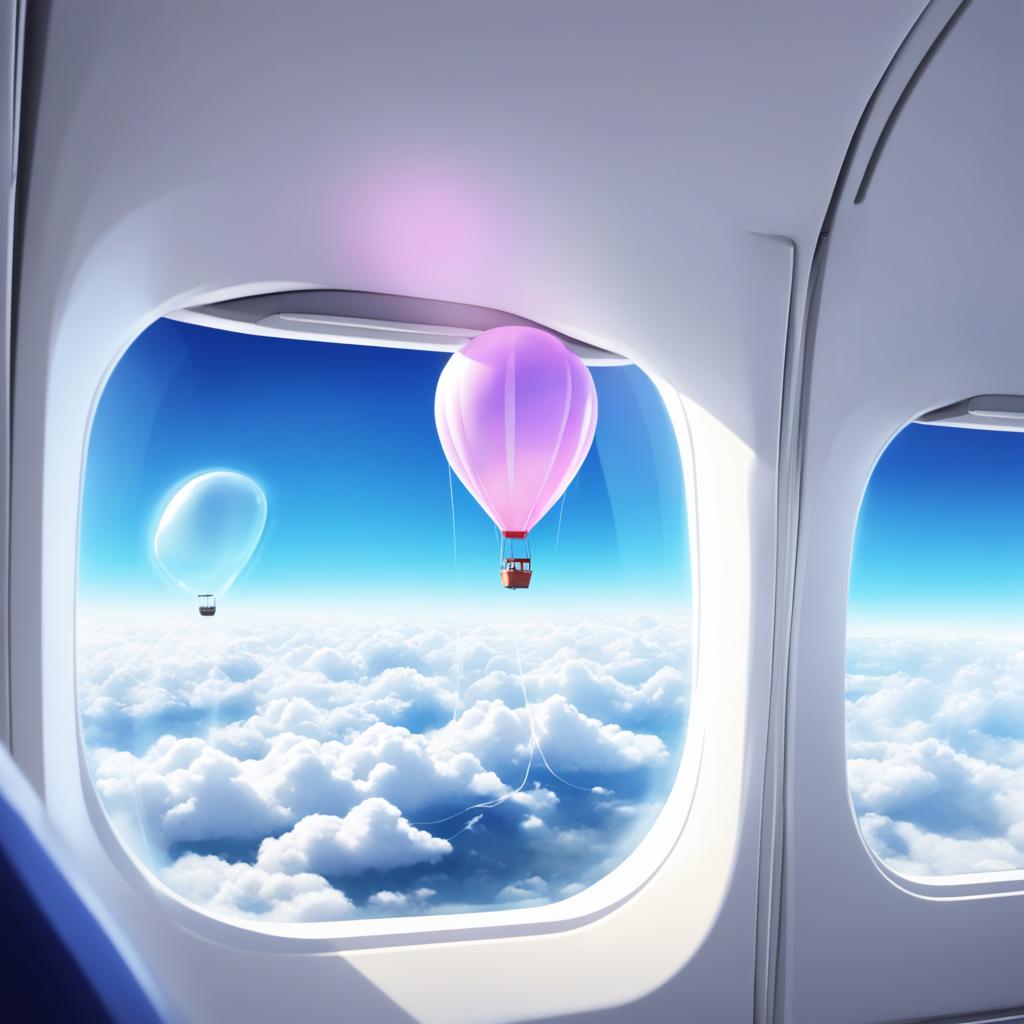 what happens to a balloon in an airplane