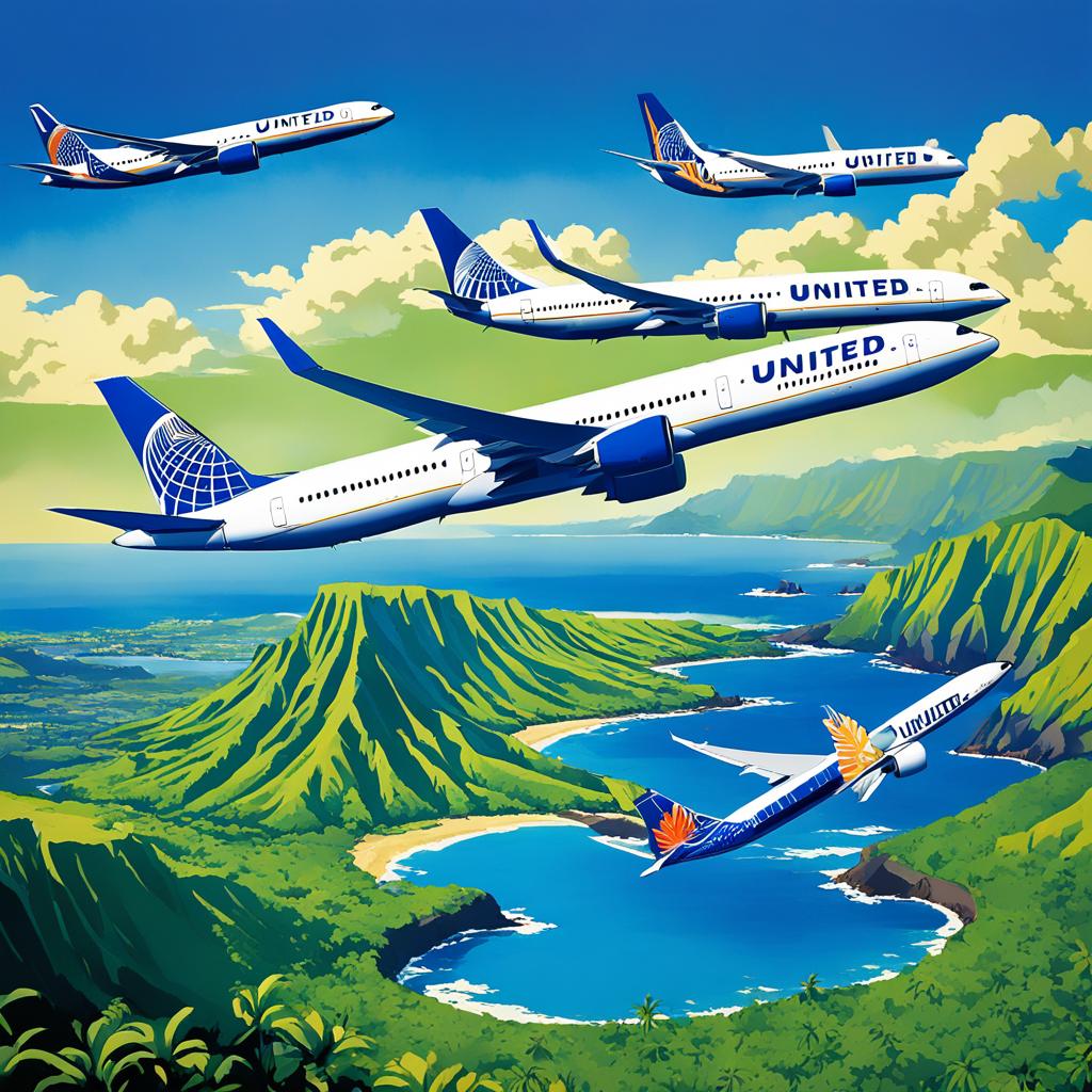what planes does united fly in hawaii