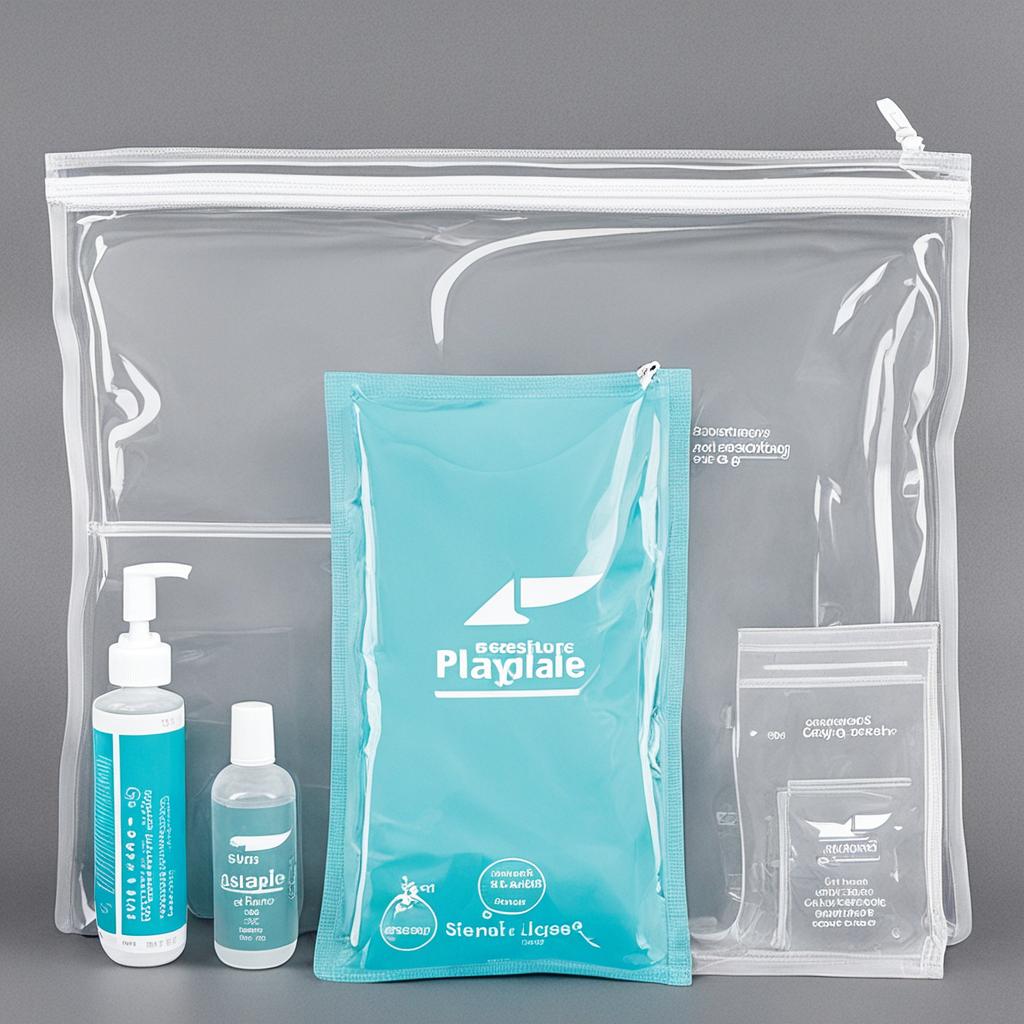 what size ziploc bag can you take on the plane