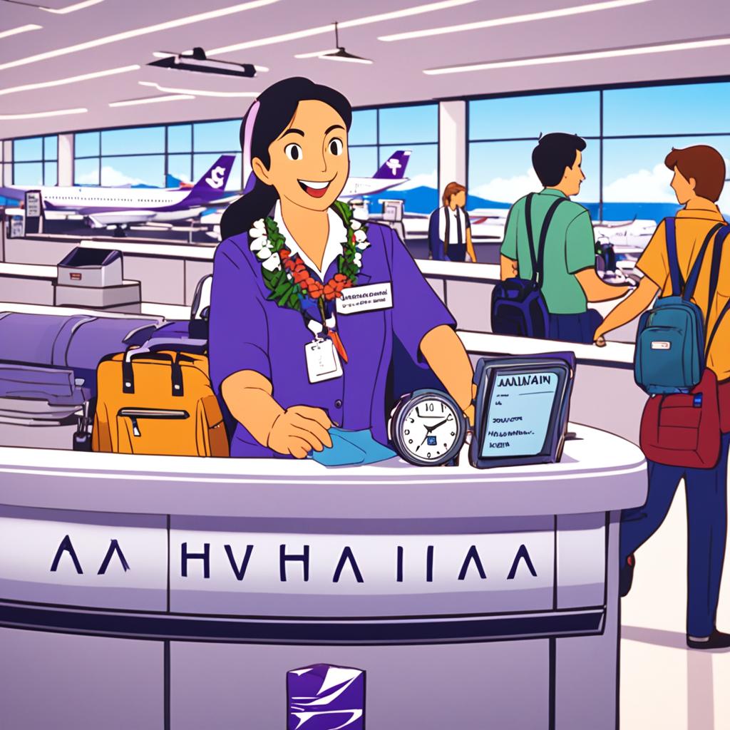 what time can you check in your hawaiian airlines baggage