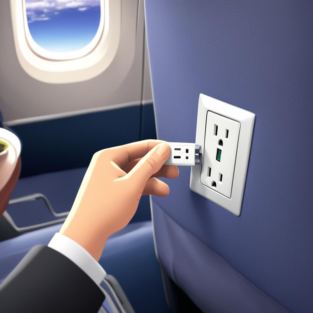 where is the power outlet at united airlines