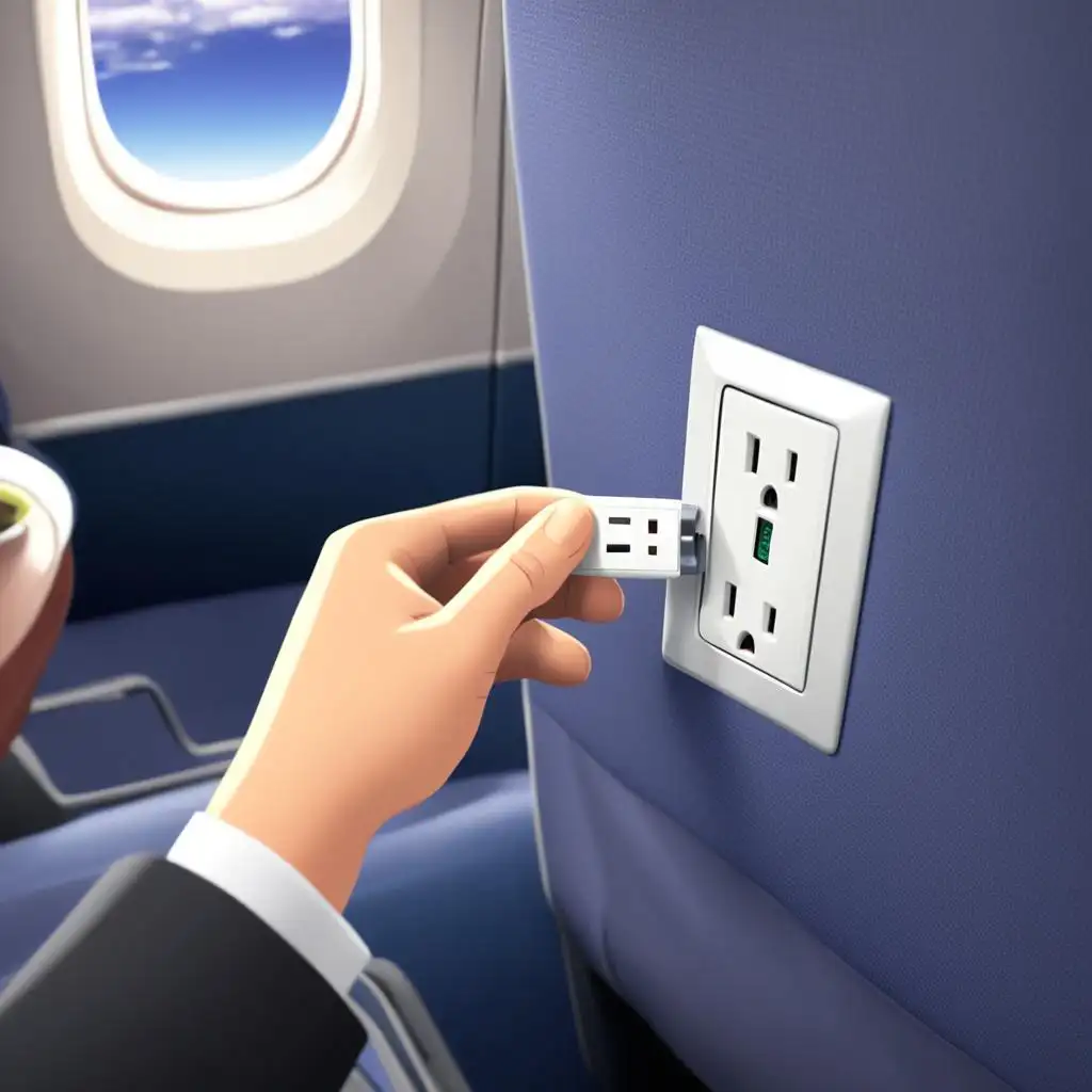 where is the power outlet at united airlines