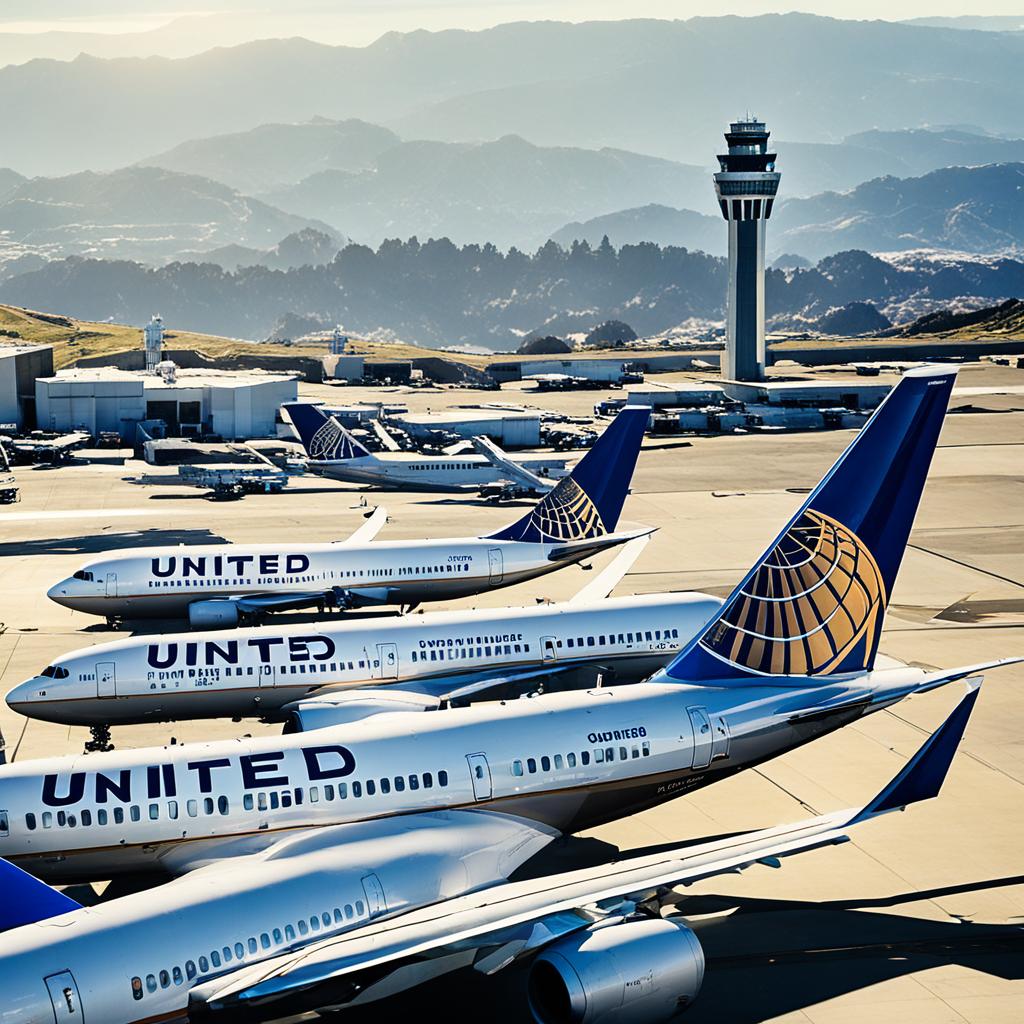 which airline has a hub at sfo