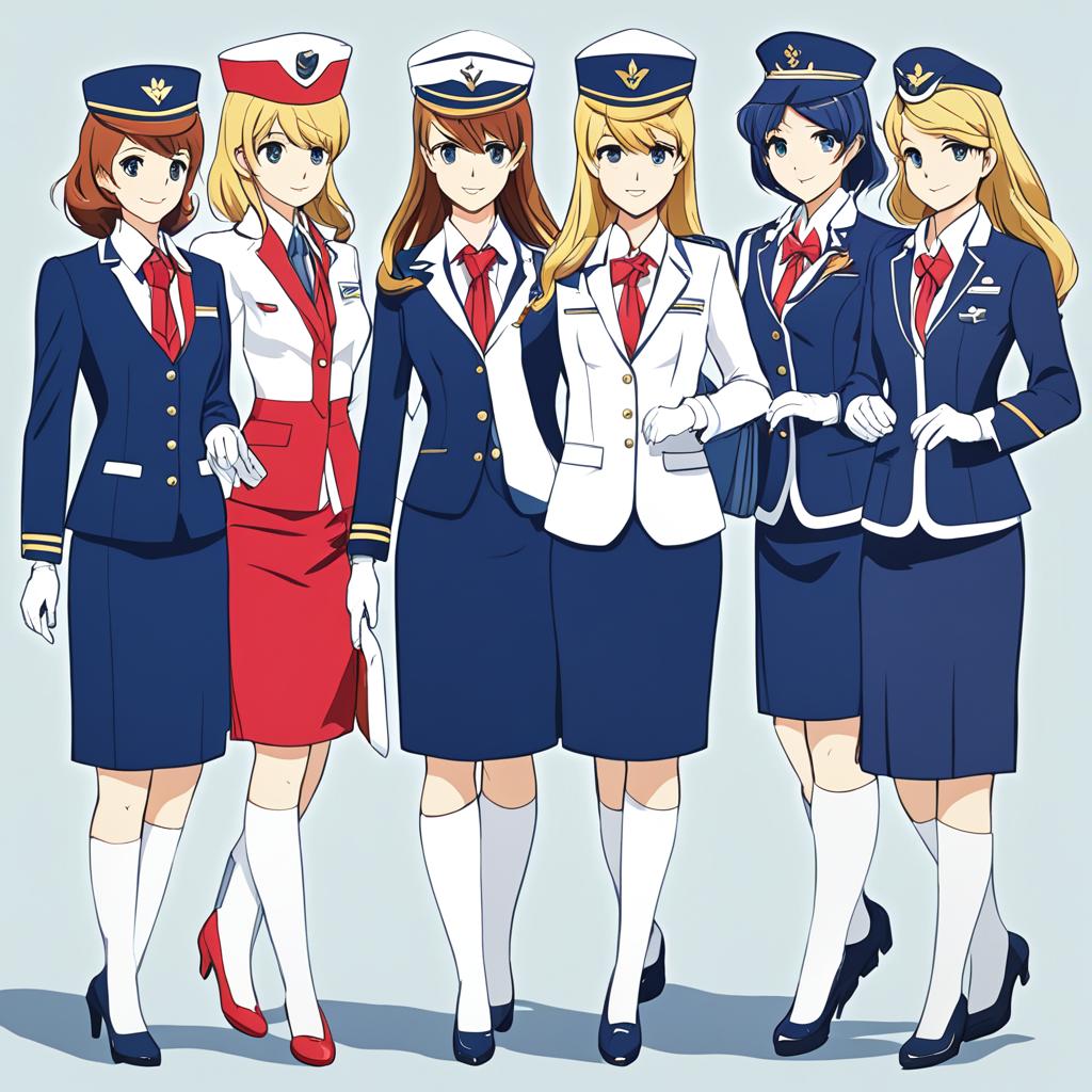which airline has the best flight attendant uniforms