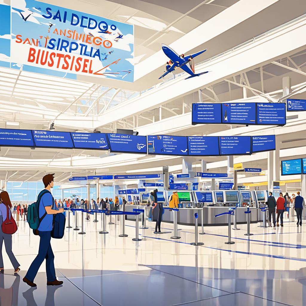 which terminal is southwest airlines in at the san diego airport