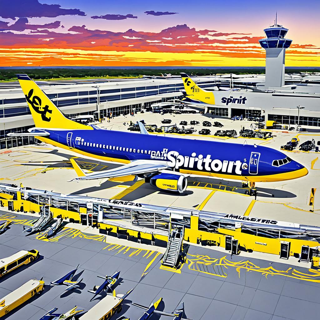 which terminal is spirit airlines in houston texas